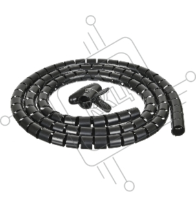 Кабельный органайзер Buro BHP CG252B Spiral Hose 25x2000mm Black