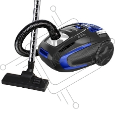 Пылесос Delta LUX DL-0848 черн.с синим: 2200 Вт,мешок для сбора пыли мощн.всас 400Вт(1)