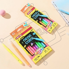 Фломастеры Deli EC177-10 Colorwow круг. пулевидный пиш. наконечник Невентилируемый 10цв. коробка с европодвесом (10шт.)