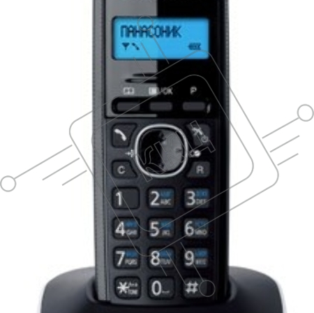 Телефон Panasonic KX-TG1611RUW (белый) {АОН, Caller ID,12 мелодий звонка,подсветка дисплея,поиск трубки}