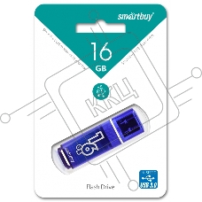 Флеш Диск USB 3.0 Flash Drive 16GB Smartbuy Glossy series Dark Blue (SB16GBGS-DB)