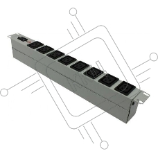 Блок распределения питания C3 Solutions SOC 230.16A1-8С19-С20 G NT345134 гор.размещ. 8xC19 16A C20