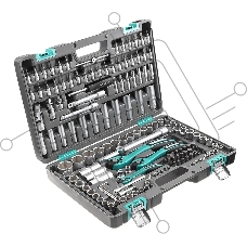 Набор инструментов STELS 14114  1/4'' 3/8'' 1/2'' cr-v s2 усиленный кейс 151предм.