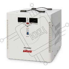 Стабилизатор напряжения Powerman AVS 8000D White (8000ВА,40А,КПД 98%,циф. индикация вх./вых. напряж.)