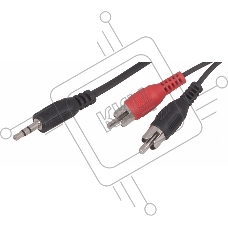 Шнур REXANT Стерео 3,5 мм - 2 RCA, 3 м  (10 шт./уп.)