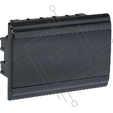 Корпус модульный пластиковый ЩРВ-П-12 IP41 встраив. PRIME черн. IEK MKP13-V-01-12-41-K02