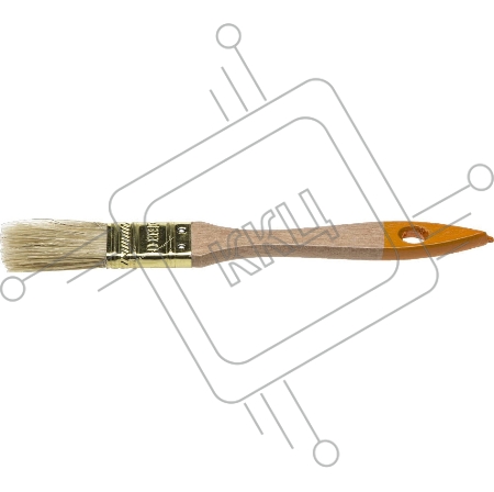 Кисть флейцевая DEXX, деревянная ручка, натуральная щетина, индивидуальная упаковка, 20мм
