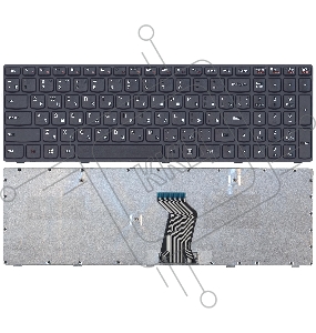 Клавиатура для ноутбука Lenovo G500 G505 G505A G510 G700 G700A G710 черная с черной рамкой
