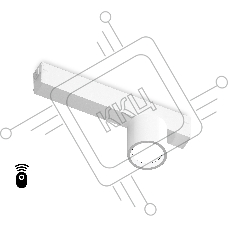 Управляемый светодиодный светильник для шинопровода Magnetic Ambrella light GL1241 WH белый IP20 7W 3000K-6400K 220V 24° D75*85 (Без ПДУ)