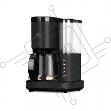 Кофеварка капельная BQ CM7002 Black-Rose Gold со встроенной кофемолкой, исп. кофе - молотый/зерновой, 1.25 л, 800 Вт.
