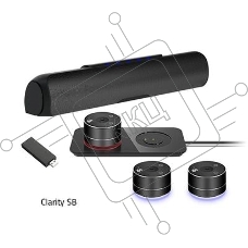 Спикерфон Silex Clarity SB-02, динамик и два беспроводных микрофона/ Silex Clarity SB-02