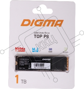 Накопитель SSD Digma PCI-E 4.0 x4 1Tb DGST4001TP83T Top P8 M.2 2280