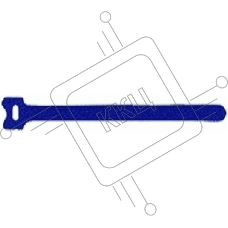 Хомут-липучка Lanmaster LAN-VCM210-BL 210x16мм (упак:10шт) полимер внутри помещений синий