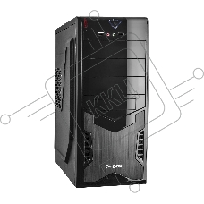Компьютерный корпус Miditower Exegate EX261448RUS CP-601 Black, ATX, <CP350W, 80mm>, 2*USB, Audio