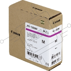 Картридж струйный Canon PFI-1300 M пурпурный (330 мл) для Canon imagePROGRAF PRO-2000, PRO-4000, PRO-4000S, PRO-6000S