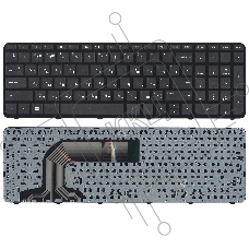 Клавиатура для ноутбука HP Pavilion 17 17-E черная с рамкой