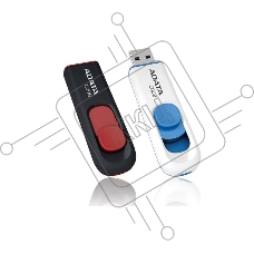 Флэш диск ADATA Flash Drive 64Gb С008 AC008-64G-RWE {USB2.0, White}