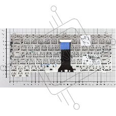 Клавиатура для ноутбука Dell XPS M1210 серебристая