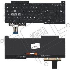 Клавиатура для ноутбука Asus ROG Stirx G17 G713 черная RGB-подсветка