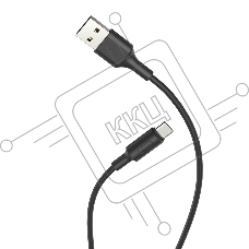 Кабель USB 2.0 hoco X25, AM/Type-C, черный, 1м