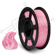 Филамент NVPRINT Silk PLA+ Pink для 3D печати диаметр 1.75мм  длина 330 метров  масса 1 кг