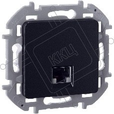 Информационная розетка RJ 45 - категория 5e - UTP - INSPIRIA - антрацит