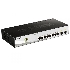 Коммутатор D-Link DGS-1210-10/FL1A, L2 Managed Switch with  8 10/100/1000Base-T ports and 2 1000Base-X SFP ports.8K Mac address, 802.3x Flow Control, 256 of 802.1Q VLAN, VID range 1-4094, 802.1p Priority Queues
