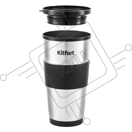 Кофеварка капельная Kitfort KT-729 650Вт черный/серебристый