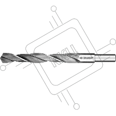 Сверло по металлу ЗУБР Проф-В, класс В, Р6М5, хвостовик 13мм, Профессионал 2961-20