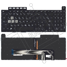 Клавиатура для ноутбука Asus FX506 FX506U черная с подсветкой