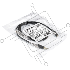 Удлинитель звуковой ExeGate EX-CCA-423-1.8 (3.5mm Jack M/3.5mm Jack F, 1,8м, позолоченные контакты)