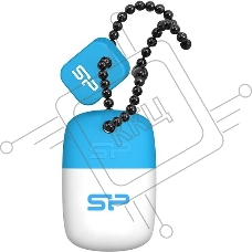 Флешка USB R/W 16 Gb Silicon Power Touch T07, USB 2.0, Голубой