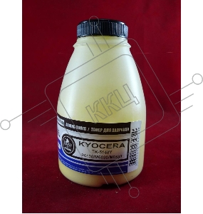 Тонер для Kyocera TK-5140Y, P6130/M6030/M6530 Yellow (фл. 100г) 5K Black&White Premium
