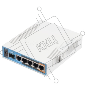 Сетевое оборудование MikroTik RB962UiGS-5HacT2HnT Роутер 2.4+5ГГц, 802.11a/b/g/n/ac, 5x Ethernet 1G, 1x SFP