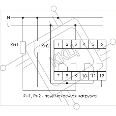 Реле времени PCR-515 (задержка вкл. 230В 2х8А 2перекл. IP20 монтаж на DIN-рейке) F&F EA02.001.006
