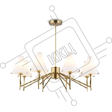 Люстра Ambrella light LH57135/8 BS/FR латунь/белый матовый E14/8 max 40W D800*650