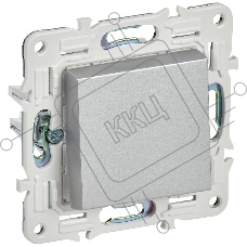 IEK SKANDY Серебряный Выключатель 1-клавишный 10А SK-V01S