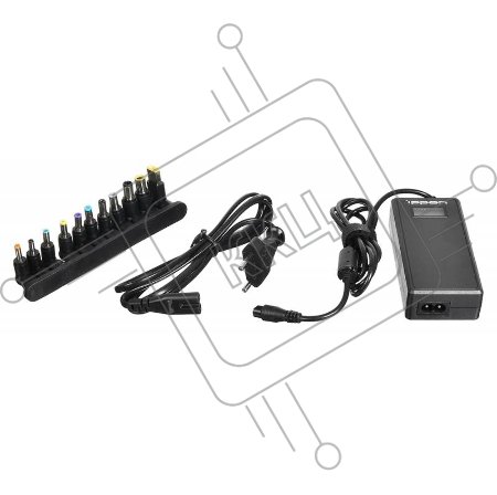 Блок питания Ippon D65U автоматический 65W 15V-19.5V 8-connectors 1.5A 1xUSB 2.1A от бытовой электросети LСD индикатор