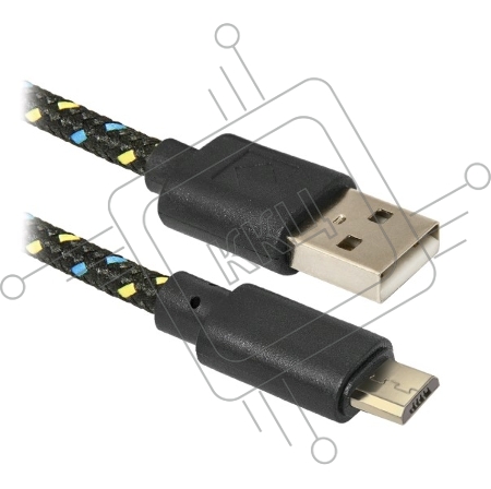 Кабель Defender USB08-03T USB2.0 AM-MicroBM, 1.0м