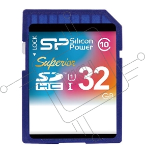 Флеш карта SecureDigital 32Gb Silicon Power SP032GBSDHAU1V10 {SDHC Class 10, UHS-I}