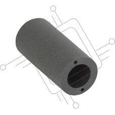 Ролик захвата (резинка) обходного лотка Samsung/HP CLP-680/CLX-6260 (JC73-00295A)