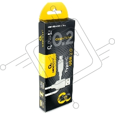 Кабель USB 2.0 Cablexpert CCB-USB2-AMCMO2-1MW, AM/Type-C, издание Classic 0.2, длина 1м, белый, блистер