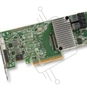Контроллер LSI MegaRAID SAS 9361-8i(2G) SGL (LSI00462 / 05-25420-17) PCIe 3.0 x8 LP, SAS/SATA 12G, RAID 0,1,5,6,10,50,60, 8port (2*int SFF8643), Cache 2GB, 3108ROC, RTL {5}, (003563) (только для сборочных производств) (LSI00462 / 03-25420-08C) (003075)