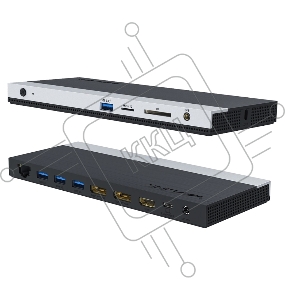 Док-станция Docking Station WAVLINK USB-C 4K Universal /85W PowerDelivery/2xUSB3.0/2xUSB2.0/1xUSB C/1xDP 4K 30HZ/1xHDMI 4K 30HZ/1xVGA/1xGigabit LAN/1xAudio In/Out/1xSD/Micro SD CardReader