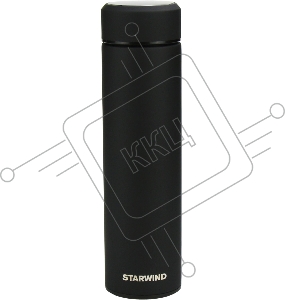 Термос Starwind 22-500 0.45л. черный картонная коробка