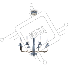 Люстра Ambrella light LH53126/8 GD/WH/GB золото/белый/серо-синий 13W 3000K D720*1120
