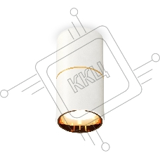 Светильник Ambrella Light XS6301082 SWH/PYG белый песок/золото желтое полированное MR16 GU5.3 (C6301, A2062, N6113)
