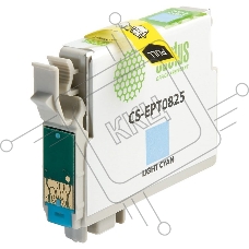 Картридж струйный Cactus CS-EPT0825 (T0825) светло-голубой (13,8 мл) для Epson Stylus Photo R270/290/RX590