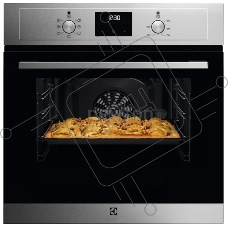 Встраиваемый духовой шкаф Electrolux EOF3H50BX 60 см, 72 л, 8 режимов, 59.4x59.5x56.9 см, очистка паром, нер. сталь