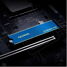 Накопитель SSD ADATA LEGEND 710, 512Gb, PCIe 3.0 x4, M.2 2280, NVMe, R/W 2400/1600, с радиатором